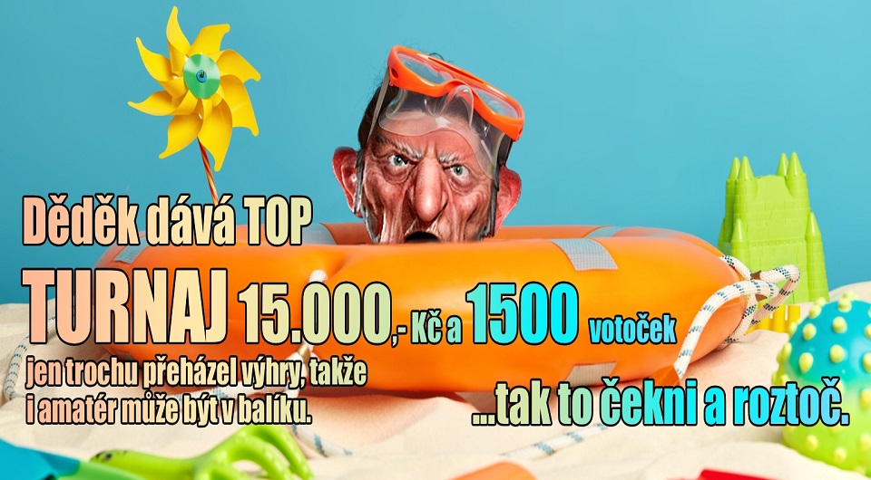 TOP turnaj o 15 000 Kč a 1 500 free spinov